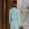 娜璐多 时尚短款小西装套装女春秋2023新款小个子显高休闲西服外套两件套 商品缩略图3