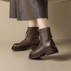 ZHR马丁靴女2024秋冬新款率性风潮酷时尚短靴简约百搭休闲瘦瘦靴 商品缩略图9