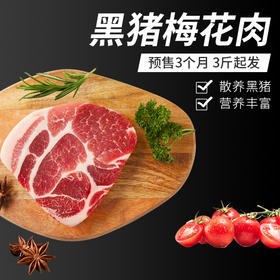 山西立景母乳山农家林间散养正宗黑猪肉新鲜猪梅花肉现杀真空
