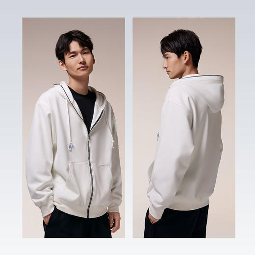 拇指白小衫连帽拉链卫衣无畏系列 商品图4