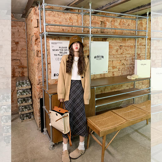 <曾小咸推荐>2.15现货秒杀 ！微信超特价！复古格子半裙 日常159.99 立减70 秒杀89.99！！ 商品图4