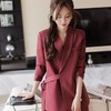 设计感绑带西装套装女2023新款秋季时尚大气女神高级感阔腿两件套 商品缩略图3
