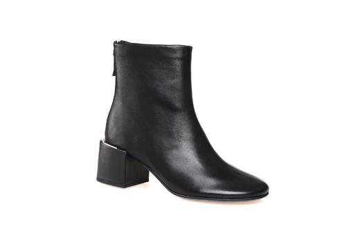 豪麟名鞋奥莱迪嘉女鞋短靴羊皮革DJDWA32WN004黑色  原价2660元 商品图0