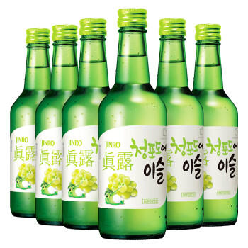 真露青葡萄味利口酒 韩国原瓶进口 360ml 13%vol 商品图0