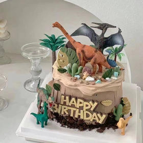【侏罗纪公园】-生日蛋糕/儿童蛋糕//定制款式请提前预定下单