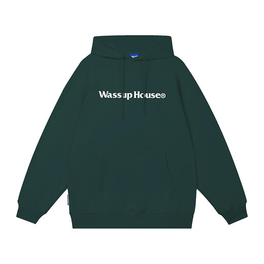 WassupHouse基础大LOGO印花连帽卫衣 商品图13