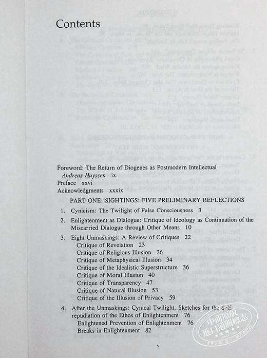 预售 【中商原版】犬儒理性批判 Critique of Cynical Reason 英文原版 彼得 斯劳特戴克 Peter Sloterdijk 商品图4