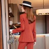 娜璐多 韩版通勤小西装套装2023年春秋新款高级感时尚单排扣时尚西服外套 商品缩略图3