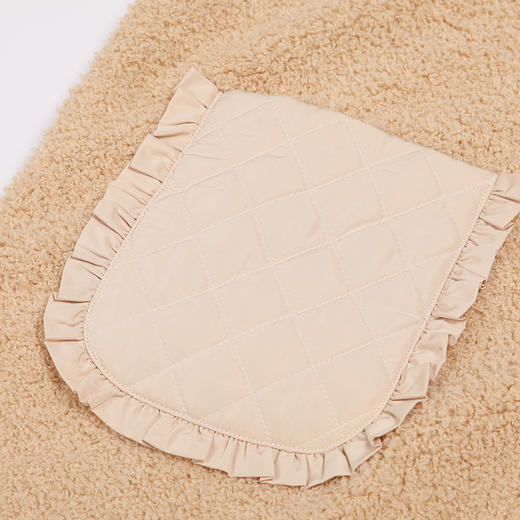 都市丽人生活家居女士睡衣双面玉晶绒家居服法兰绒睡裙厚款单件袍LH37A3 商品图5