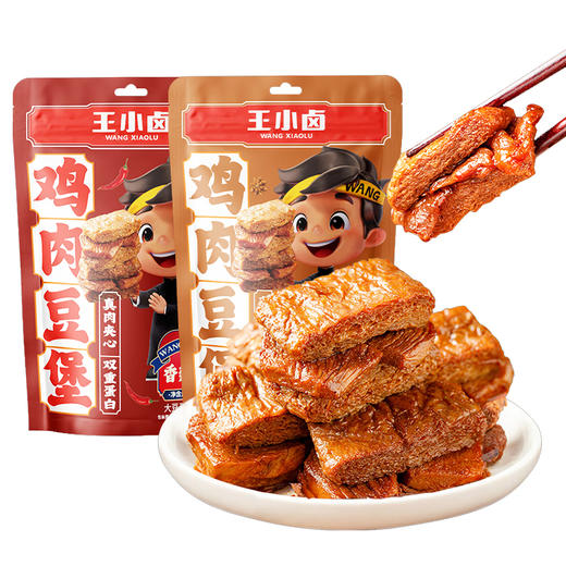 王小卤鸡肉豆堡香辣味120g 商品图2