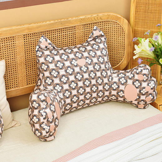 四叶草系列猫咪靠床头沙发软包大靠背腰靠 商品图2