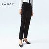M1LANCY/朗姿 高腰法式黑色丝绒显瘦长裤 职业烟管裤 LCSP03VPT132 商品缩略图3