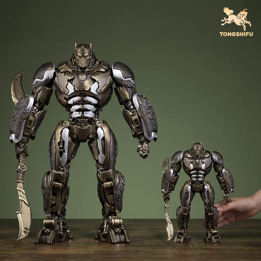 铜师傅 正版授权《变形金刚》猩猩队长 限量手办模型 桌面铜摆件 商品图2