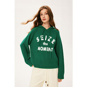 【严选】诗凡黎冬宽松连帽H廓形套头衫7E9333091