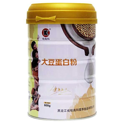 哈高科大豆蛋白粉 600g/桶 买1送1，再加送1罐茶多酚蛋白粉 商品图1