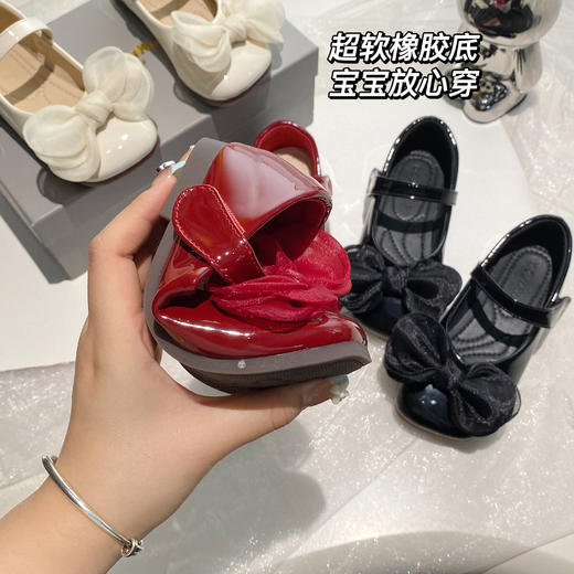 ABCdoukids女童小皮鞋 高颜值爆款合集 两个款式任选 蝴蝶结/水钻 精致可爱 百搭不挑人 商品图2