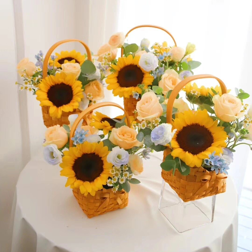 《春晖》向日葵小提篮