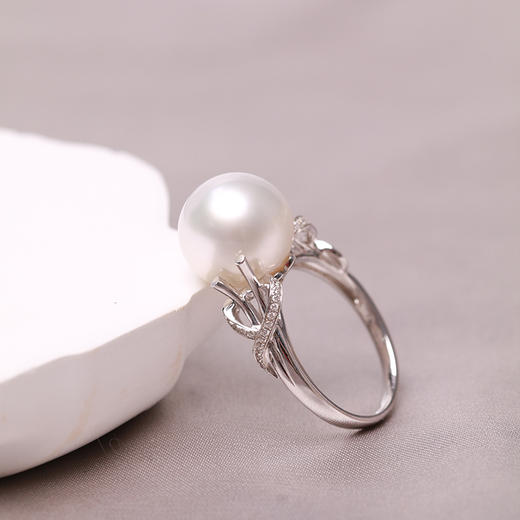 美裕 18K金海水珍珠戒指 南洋珠12-12.5mm白 74657 商品图2