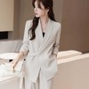 设计感绑带西装套装女2023新款秋季时尚大气女神高级感阔腿两件套 商品缩略图1