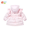 贝贝怡童装冬季女童甜美保暖羽绒服宝宝中长款加厚连帽外套234S3216
 商品缩略图6