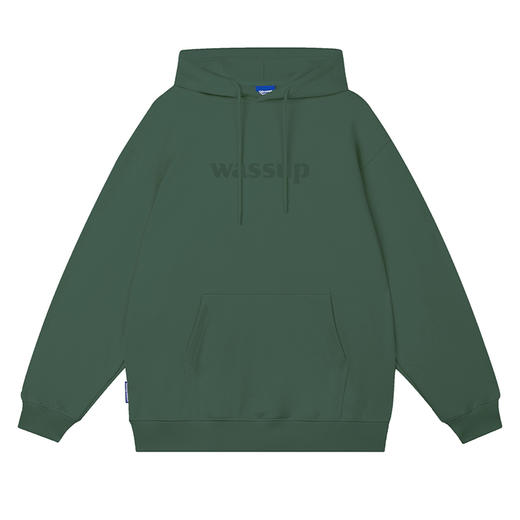 Wassup基础LOGO发泡印花连帽卫衣 商品图12