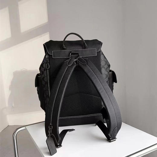 高端蔻c老花双肩包书包 商品图3