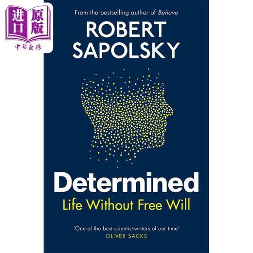 【中商原版】决定 没有自由意志的生命科学 英文原版 Determined A Science of Life without Free Will  商品图0