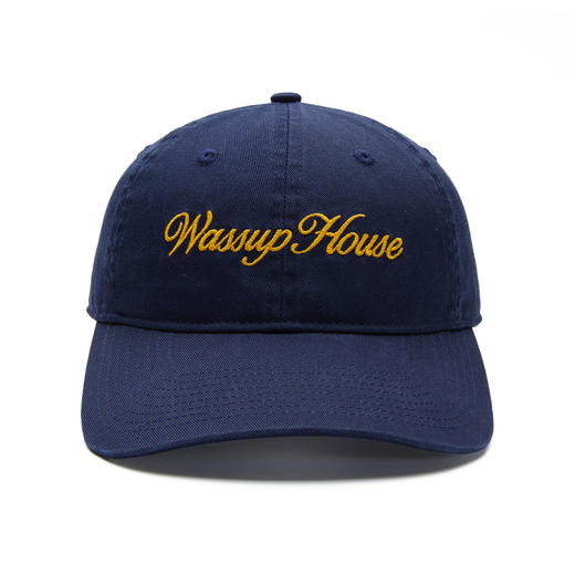 WassupHouse 斜纹布刺绣基础弯檐帽 商品图5