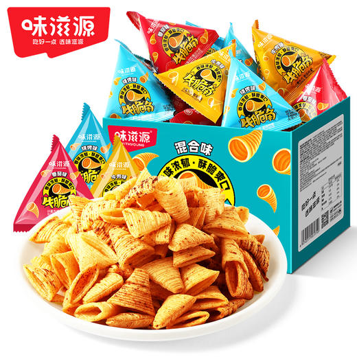 味滋源牛脆角虎牙脆妙脆角三角尖角散装小零食虎角脆500g整箱 商品图9