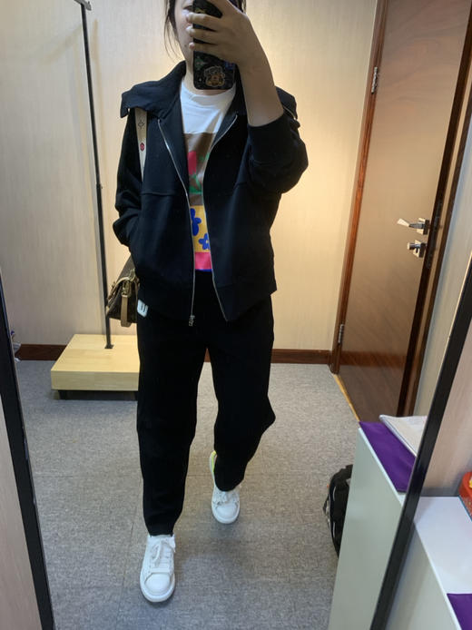 水淼2025秋新品时尚潮牌气质简约微弹休闲宽松外套7800 商品图5