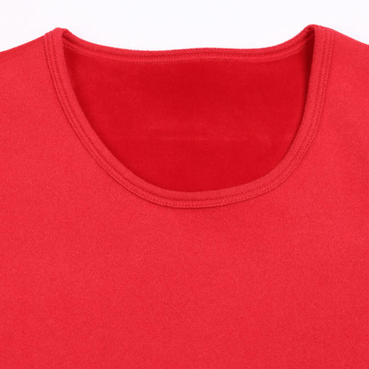 都市丽人强暖保暖衣女负15至负5度适穿静电复合绒童装保暖衣加厚款套装新年本命年红品JW32A5 商品图8