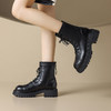 ZHR马丁靴女2024秋冬新款率性风潮酷时尚短靴简约百搭休闲瘦瘦靴 商品缩略图2