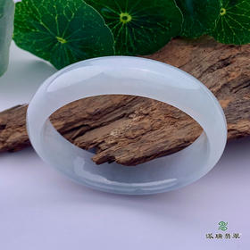 派瑞翡翠 翡翠手镯 糯种 浅紫