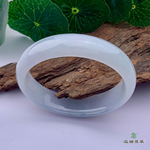 派瑞翡翠 翡翠手镯 糯种 浅紫 商品图0