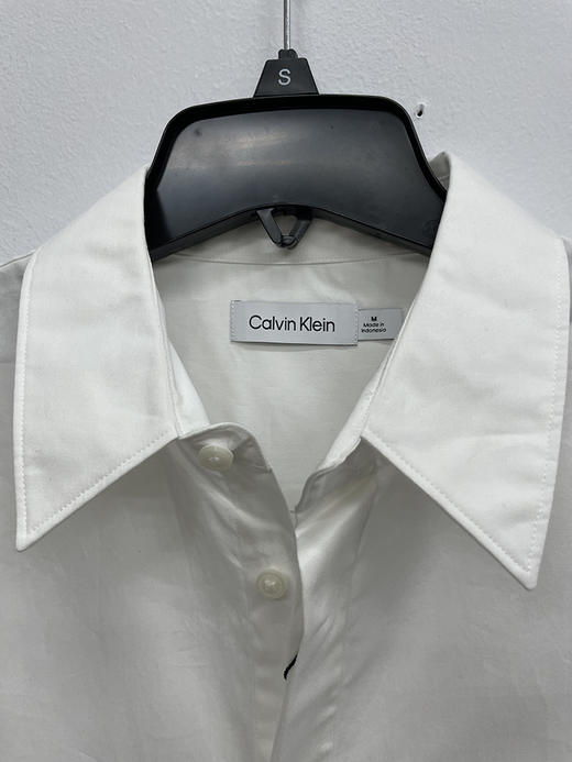 Calvin Klein/CK 男士尖领纯色带胸兜休闲长袖衬衫 商品图2