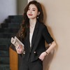 娜璐多 小个子短款外套女夏季薄款短袖通勤气质女神范时尚减龄长裤两件套 商品缩略图1