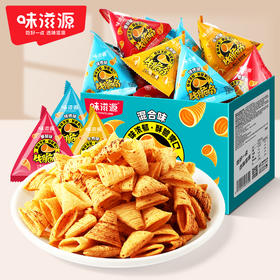 味滋源牛脆角虎牙脆妙脆角三角尖角散装小零食虎角脆500g整箱