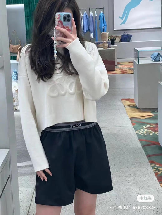 413-4 纯圆正 25升级新款 Lew松紧字母织带 精纺羊毛 阔腿长裤 我穿L 商品图12