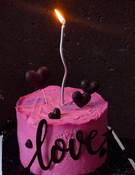 枚红色爱心桃love蛋糕 商品图2