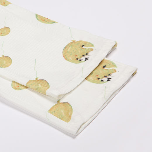 都市丽人好睡好眠女士睡衣坑条数码印花海岛绒厚款长袖长裤类家居服套装LH32K8 商品图7