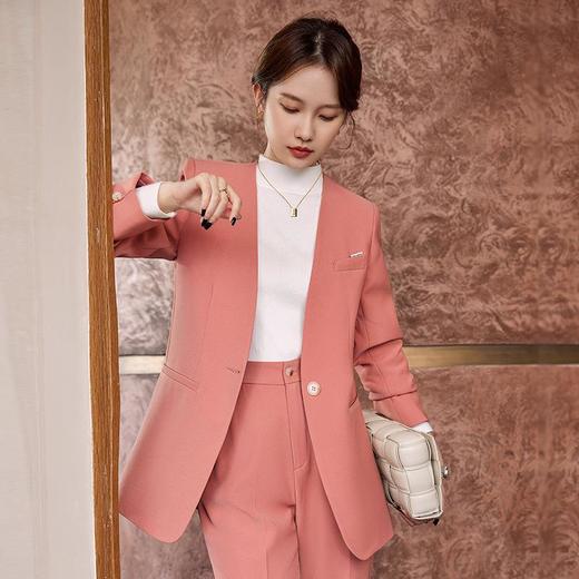 娜璐多 休闲西装外套女春秋季2023新款高级感气质名媛女神范修身西服套装 商品图1
