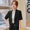 娜璐多 时尚洋气小西装外套女2023夏季韩版气质通勤小个子两件套西服套装 商品缩略图2