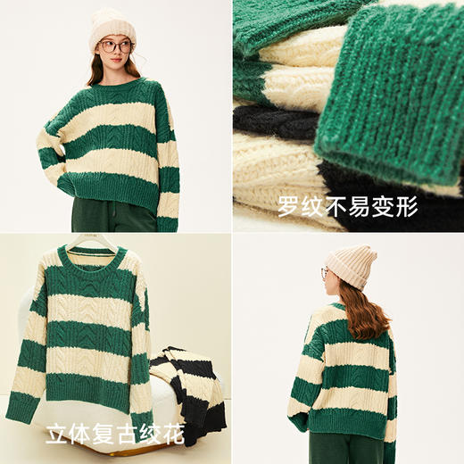 【严选】诗凡黎冬宽松圆领H廓形套头衫7E9333051 商品图3