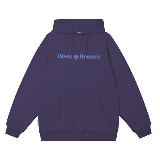 WassupHouse基础大LOGO印花连帽卫衣 商品图10