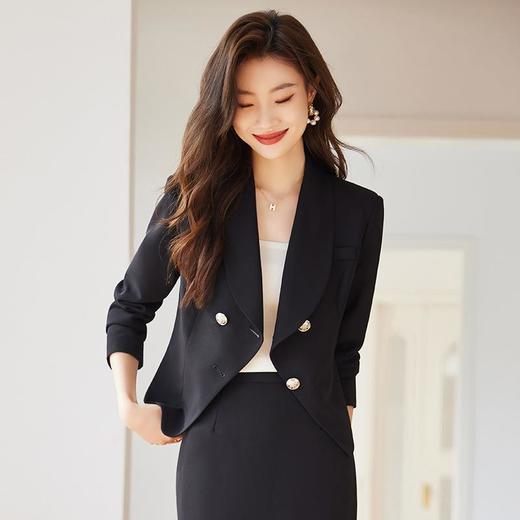娜璐多 通勤西装外套女高端2023春新款西服套装裙两件套高级感御姐风时尚 商品图1