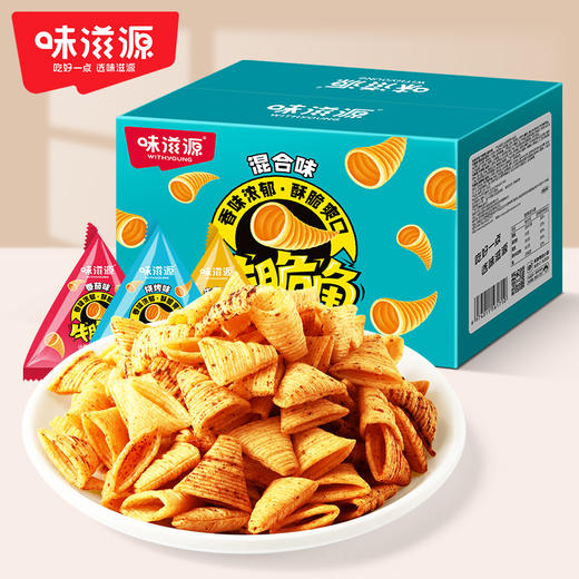味滋源牛脆角虎牙脆妙脆角三角尖角散装小零食虎角脆500g整箱 商品图7