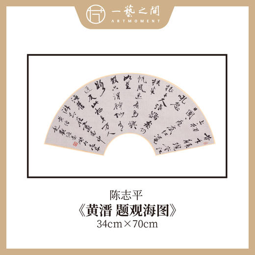 陈志平 诗篇多字书法原作 扇面34*70cm两平尺 【仅限九幅！对应内容1张，先拍先得，直播间粉丝专享价】 商品图7