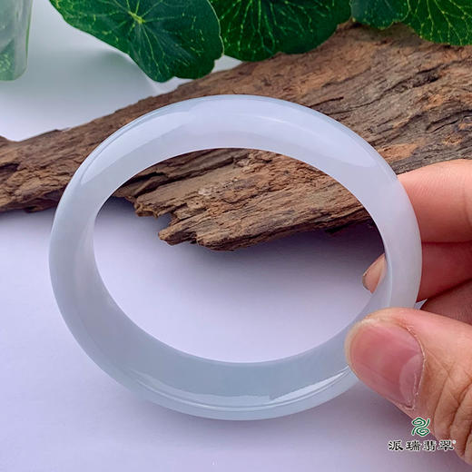 派瑞翡翠 翡翠手镯 糯种 浅紫 商品图2