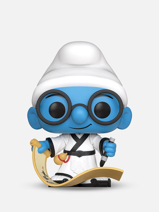 POP Asia: The Smurfs- Brainy Smurf 亚洲系列 蓝精灵POP公仔聪聪手办摆件 74803 商品图3