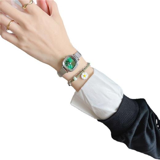 冷淡风 【复古方形小表盘】法国小众手表 简约时尚气质款   ins风 商品图4